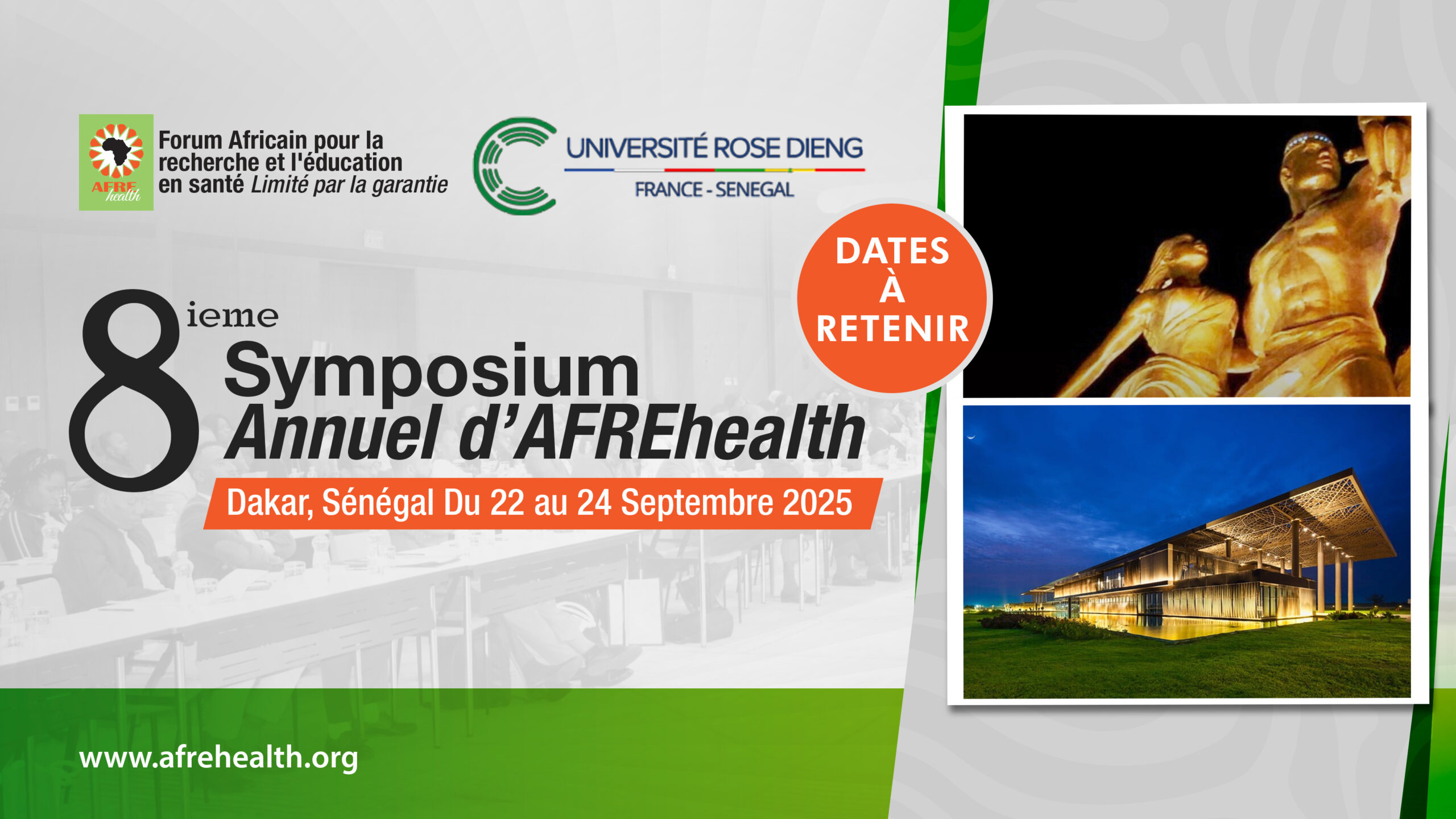 Appel à soumissions de résumés pour le 8e symposium annuel AFREhealth